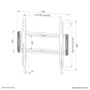 Picture of Neomounts WL30-550BL14 TV mount wall 32-75" - ultra-flat - easy install