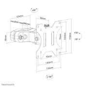 Picture of Neomounts FL40-430BL11 TV pole mount 17-32" - diam. 28-60 mm