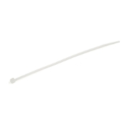 Picture of StarTech.com 6"(15cm) Cable Ties - 1/8"(3mm) wide, 1-3/8"(39mm) Bundle Diameter, 40lb(18kg) Tensile Strength, Nylon Self Locking Zip Ties w/ Curved Tip - 94V-2/UL Listed, 1000 Pack - White