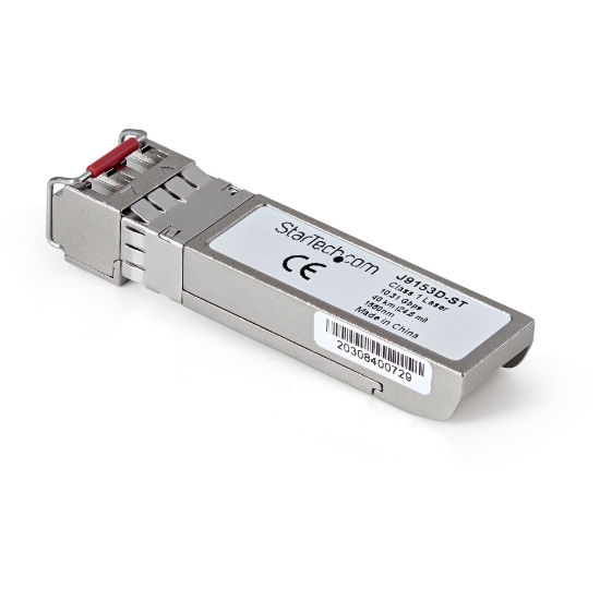 Picture of StarTech.com HPE J9153D Compatible SFP+ Module - 10GBASE-ER - 10GbE Single Mode Fiber Optic Transceiver - 10GE Gigabit Ethernet SFP+ - LC 40km - 1550nm - DDM HPE 2530, 2540, 2910al