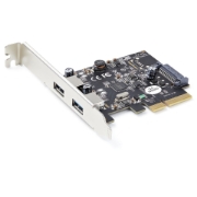 Picture of StarTech.com 2-Port USB PCIe Card with 10Gbps/port - USB 3.1/3.2 Gen 2 Type-A PCI Express 3.0 x2 Host Controller Expansion Card - Add-On Adapter Card - Full/Low Profile - Windows & Linux