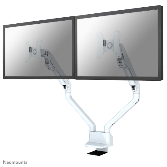 Picture of Neomounts FPMA-D750DWHITE2 Monitor arm 10-32" - gas spring - Topfix - 180°-stop