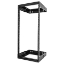 Image de StarTech.com Rack Réseau Mural 24U à 2 Montants, Rack Serveur 19" à Cadre Ouvert avec Profondeur Ajustable, Rack de Données Mural pour IT/AV/Panneau de Patch/ Equipement IT - Écrous et Vis de Fixation Inclus