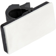 Picture of StarTech.com 100 Adhesive Cable Management Clips Black - Network/Ethernet/Office Desk/Computer Cord Organizer - Sticky Cable/Wire Holders - Nylon Self Adhesive Clamp UL/94V-2 Fire Rated