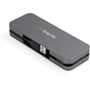 Picture of StarTech.com 4 Port USB 3.0 Hub - USB-A to 4x USB-A - SuperSpeed 5Gbps Portable USB 3.1 Gen 1 Type-A Hub - USB Bus Powered - Laptop/Desktop USB Hub with Long Cable 28cm & Cable Management~4 Port USB 3.0 Hub - USB-A to 4x USB-A - SuperSpeed 5Gbps Portable USB 3.2 Gen 1 Type-A Hub - USB Bus Powered - Laptop/Desktop USB Hub with Long Cable 28cm & Cable Management