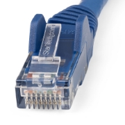 Picture of StarTech.com 5m CAT6 Ethernet Cable - LSZH (Low Smoke Zero Halogen) - 10 Gigabit 650MHz 100W PoE RJ45 10GbE UTP Network Patch Cord Snagless with Strain Relief - Blue, CAT 6, ETL Verified, 24AWG