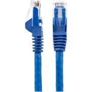 Picture of StarTech.com 5m CAT6 Ethernet Cable - LSZH (Low Smoke Zero Halogen) - 10 Gigabit 650MHz 100W PoE RJ45 10GbE UTP Network Patch Cord Snagless with Strain Relief - Blue, CAT 6, ETL Verified, 24AWG