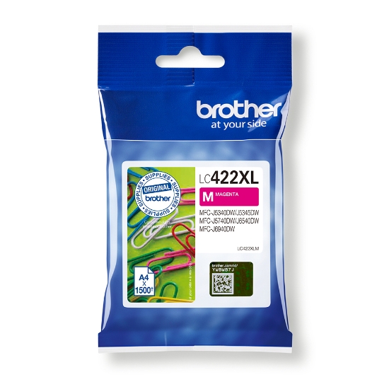 Picture of Brother LC422XLM ink cartridge 1 pc(s) Original Magenta
