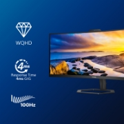 Picture of Philips 5000 series 34E1C5600HE/00 LED display 86.4 cm (34") 3440 x 1440 pixels 4K Ultra HD Black