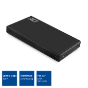 Picture of ACT 2.5" SATA hard drive enclosure, aluminium, USB 3.2 Gen1