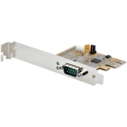 Picture of StarTech.com PCI Express Serial Card, PCIe to RS232 (DB9) Serial Interface Card, PC Serial Card w/ 16C1050 UART, Standard or Low Profile Brackets, COM Retention, Windows & Linux