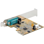 Picture of StarTech.com PCI Express Serial Card, PCIe to RS232 (DB9) Serial Interface Card, PC Serial Card w/ 16C1050 UART, Standard or Low Profile Brackets, COM Retention, Windows & Linux