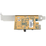 Picture of StarTech.com PCI Express Serial Card, PCIe to RS232 (DB9) Serial Interface Card, PC Serial Card w/ 16C1050 UART, Standard or Low Profile Brackets, COM Retention, Windows & Linux