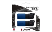 Picture of Kingston Technology DataTraveler 64GB USB3.2 Gen 1 Exodia M (Black + Blue) - 2 Pieces
