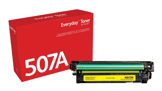Picture of Everyday ™ Yellow Toner by Xerox compatible with HP 507A (CE402A), Standard capacity