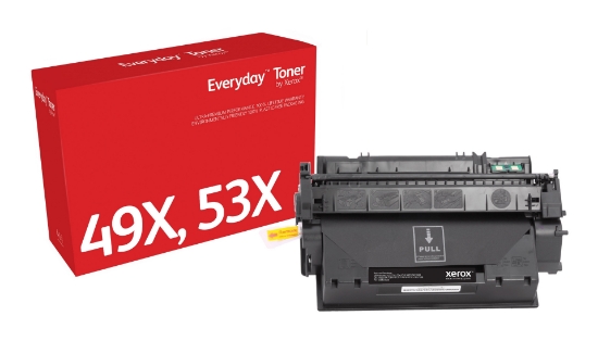 Picture of Everyday ™ Black Toner by Xerox compatible with HP 49X 53X (Q5949X/ Q7553X), High capacity