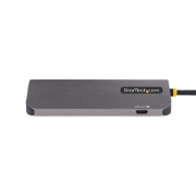 Picture of StarTech.com USB C Multiport Adapter, 4K 60Hz HDMI Video, 3 Port 5Gbps USB Hub, 100W Power Delivery Pass-Through, GbE, 12"/30cm Cable, Mini Travel Dock, Laptop Docking Station