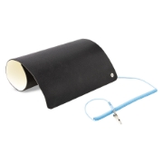 Picture of StarTech.com Anti Static Mat, ESD Mat for Electronics Repair, Anti Static Table/Desk Mat w/Detachable Grounding Wire, ANSI/ESD S 4.1, Flexible Thermoplastic Work Pad/Mat, 11x18in (30x46cm)