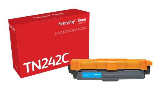 Picture of Everyday ™ Cyan Toner by Xerox compatible with Brother TN242C, Standard capacity