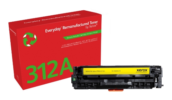 Picture of Everyday ™ Yellow Remanufactured Toner by Xerox compatible with HP 312A (CF382A), Standard capacity