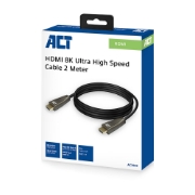 Picture of ACT 2 meters HDMI 8K Ultra High Speed cable v2.1 HDMI-A male - HDMI-A male