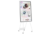 Picture of Samsung WM65B interactive whiteboard 165.1 cm (65") 3840 x 2160 pixels Touchscreen Grey, White