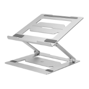 Picture of ACT Foldable laptop stand aluminium, stepless height adjustable