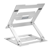 Picture of ACT Foldable laptop stand aluminium, stepless height adjustable