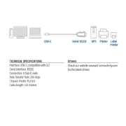 Picture of ACT USB-C to Serial Adapter