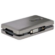Picture of StarTech.com USB-C Dual Monitor Multiport Adapter up to 4K 60Hz USB-C DP Alt Mode Video Output & HDMI 2.0, or 1080p VGA, 100W PD Pass-Through, USB Type C Mini Dock, USB-C Docking Station, MST Hub