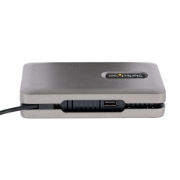 Picture of StarTech.com USB-C Dual Monitor Multiport Adapter up to 4K 60Hz USB-C DP Alt Mode Video Output & HDMI 2.0, or 1080p VGA, 100W PD Pass-Through, USB Type C Mini Dock, USB-C Docking Station, MST Hub