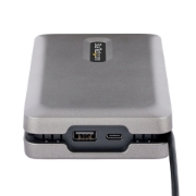 Picture of StarTech.com USB-C Dual Monitor Multiport Adapter up to 4K 60Hz USB-C DP Alt Mode Video Output & HDMI 2.0, or 1080p VGA, 100W PD Pass-Through, USB Type C Mini Dock, USB-C Docking Station, MST Hub