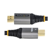 Picture of StarTech.com 16ft (5m) Premium Certified HDMI 2.0 Cable - High-Speed Ultra HD 4K 60Hz HDMI Cable with Ethernet - HDR10, ARC - UHD HDMI Video Cord - For UHD Monitors, TVs, Displays - M/M