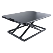 Picture of StarTech.com Standing Desk Converter for Laptop - Up to 8kg/17.6lb - Height Adjustable Laptop Riser - Table-Top Stand-Up Desk Converter for Home Office - Sit-Stand Desk Platform