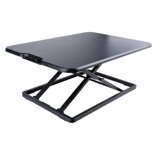Picture of StarTech.com Standing Desk Converter for Laptop - Up to 8kg/17.6lb - Height Adjustable Laptop Riser - Table-Top Stand-Up Desk Converter for Home Office - Sit-Stand Desk Platform