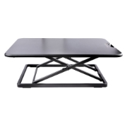 Picture of StarTech.com Standing Desk Converter for Laptop - Up to 8kg/17.6lb - Height Adjustable Laptop Riser - Table-Top Stand-Up Desk Converter for Home Office - Sit-Stand Desk Platform
