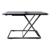 Picture of StarTech.com Standing Desk Converter for Laptop - Up to 8kg/17.6lb - Height Adjustable Laptop Riser - Table-Top Stand-Up Desk Converter for Home Office - Sit-Stand Desk Platform