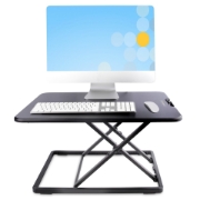 Picture of StarTech.com Standing Desk Converter for Laptop - Up to 8kg/17.6lb - Height Adjustable Laptop Riser - Table-Top Stand-Up Desk Converter for Home Office - Sit-Stand Desk Platform