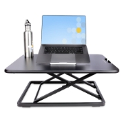Picture of StarTech.com Standing Desk Converter for Laptop - Up to 8kg/17.6lb - Height Adjustable Laptop Riser - Table-Top Stand-Up Desk Converter for Home Office - Sit-Stand Desk Platform