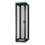 Picture of APC Easy Rack, 48U, Black, With Roof, Castors, Feet, 4 Brackets, and Bottom, No Side Panels, 2258H x 600W x 1000D mm