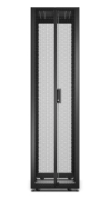 Picture of APC Easy Rack, 48U, Black, With Roof, Castors, Feet, 4 Brackets, and Bottom, No Side Panels, 2258H x 600W x 1000D mm