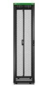 Picture of APC Easy Rack, 48U, Black, With Roof, Castors, Feet, 4 Brackets, and Bottom, No Side Panels, 2258H x 600W x 1000D mm