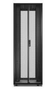 Picture of APC Easy Rack, 48U, Black, With Roof, Castors, Feet, 4 Brackets, and Side Panels, No Bottom, 2258H x 800W x 1000D mm