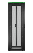 Picture of APC Easy Rack, 48U, Black, With Roof, Castors, Feet, 4 Brackets, and Side Panels, No Bottom, 2258H x 800W x 1000D mm