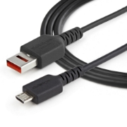 Picture of StarTech.com 3ft (1m) Secure Charging Cable – USB-A to Micro USB Data Blocker Charge-Only Cable – Power-Only Charger Cable for Phone/Tablet – Data Blocking USB Protector Adapter Cable