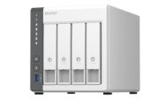 Picture of QNAP TS-433 NAS Tower ARM Cortex-A55 4 GB 0 TB QNAP QTS White