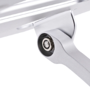 Picture of StarTech.com Laptop Stand for Desk, Ergonomic Laptop Stand Adjustable Height, Aluminum, Portable, Supports up to 22lb (10kg), Foldable Laptop Holder for Desk - Angled Notebook Computer Riser/Lift