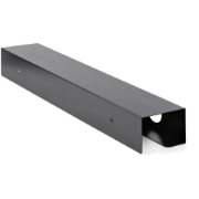 Picture of StarTech.com Under Desk Cable Management Tray - Office/Standing Desk Cable Tray Organizer - Desk/Table Mount Holder for Cords/Wire/Power Strip - Computer Cable Manager - 23-1/2"L x 4-1/2"D