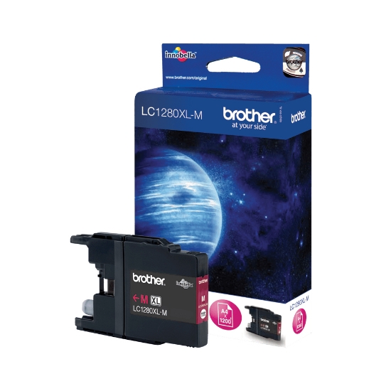 Picture of Brother LC1280XLM ink cartridge 1 pc(s) Original Magenta