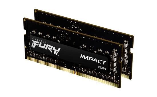 Picture of Kingston Technology FURY 16GB 3200MT/s DDR4 CL20 SODIMM (Kit of 2) Impact